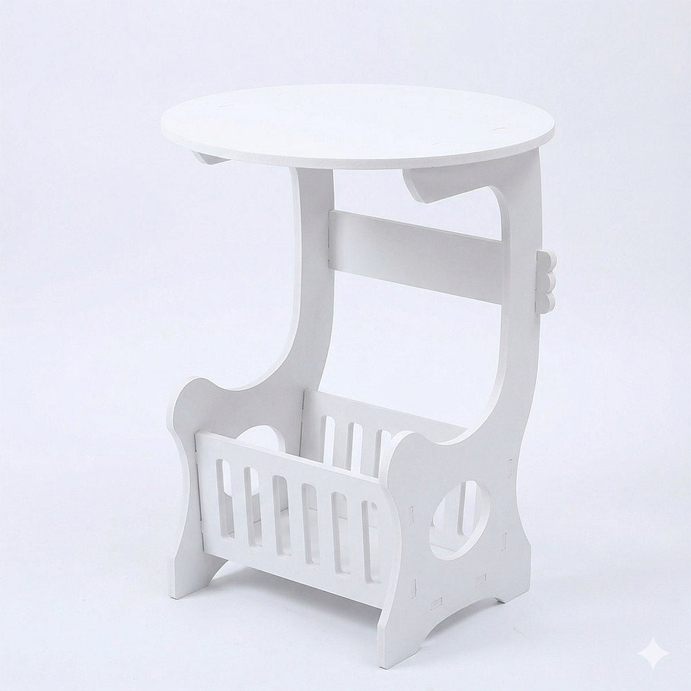 2u1 mini stočić sa dodatkom za odlaganje – stil i funkcionalnost u jednom