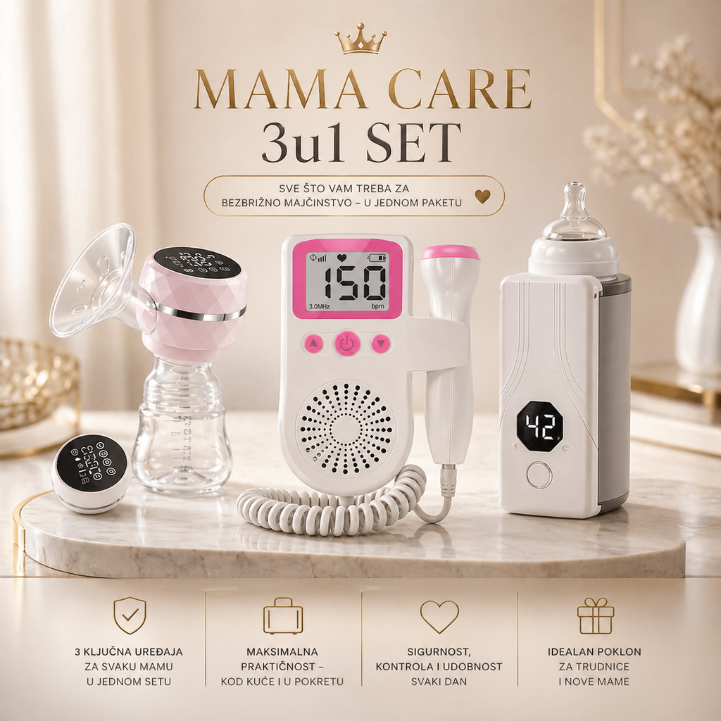MAMA CARE SET 3u1 – Potpuna kontrola, sigurnost i briga za bebu