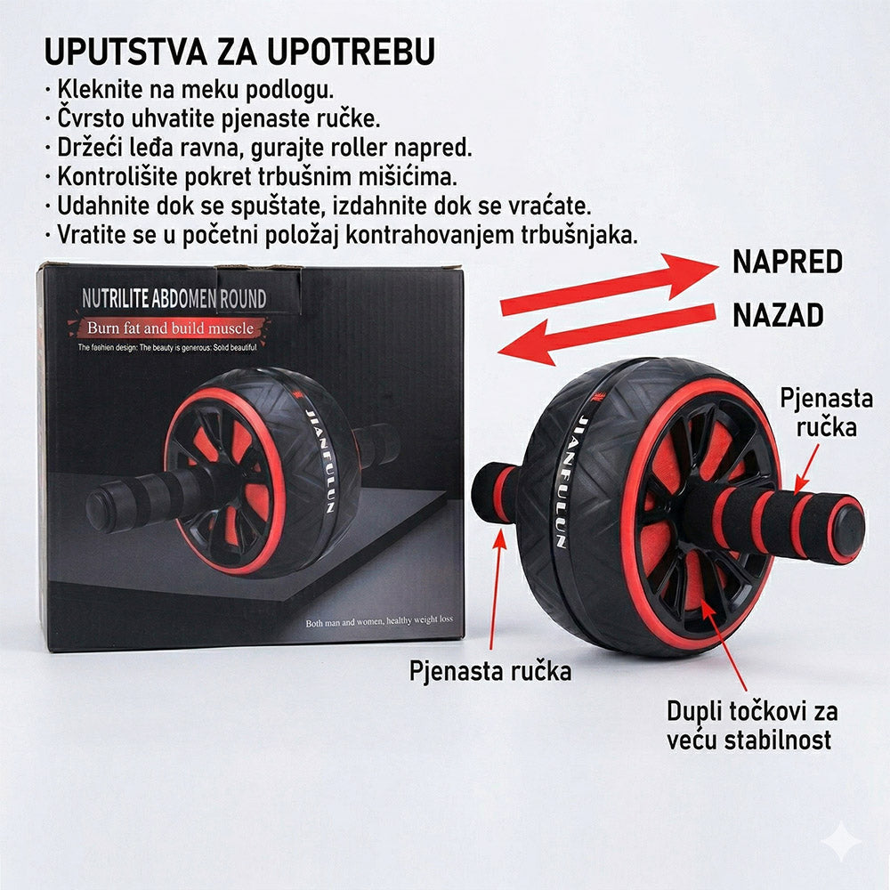 Ab roller točak za savršene trbušnjake kod kuće