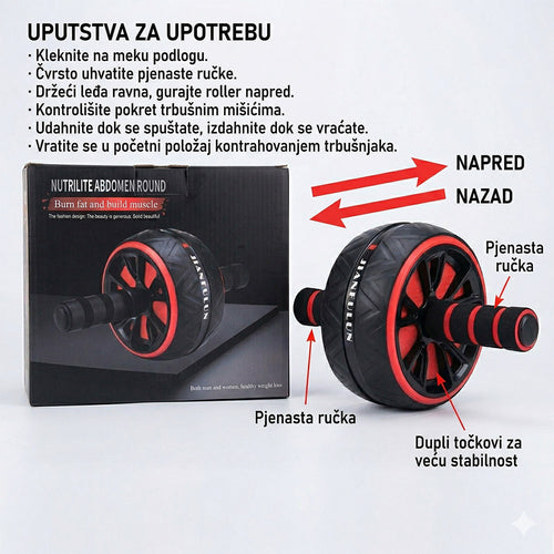 Ab roller točak za savršene trbušnjake kod kuće