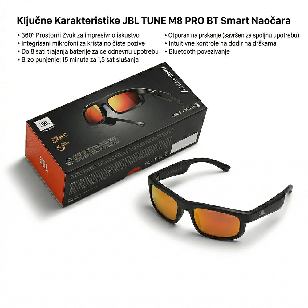 JBL Pro - Bluetooth naočare - za slušanje muzike