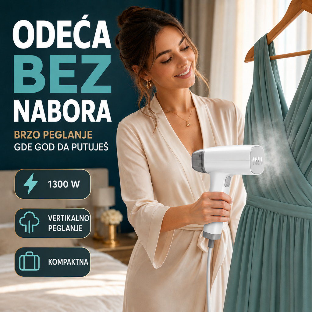PUTNA PARNA PEGLA – SAVRŠENO ISPEGLANA ODEĆA GDE GOD DA PUTUJETE