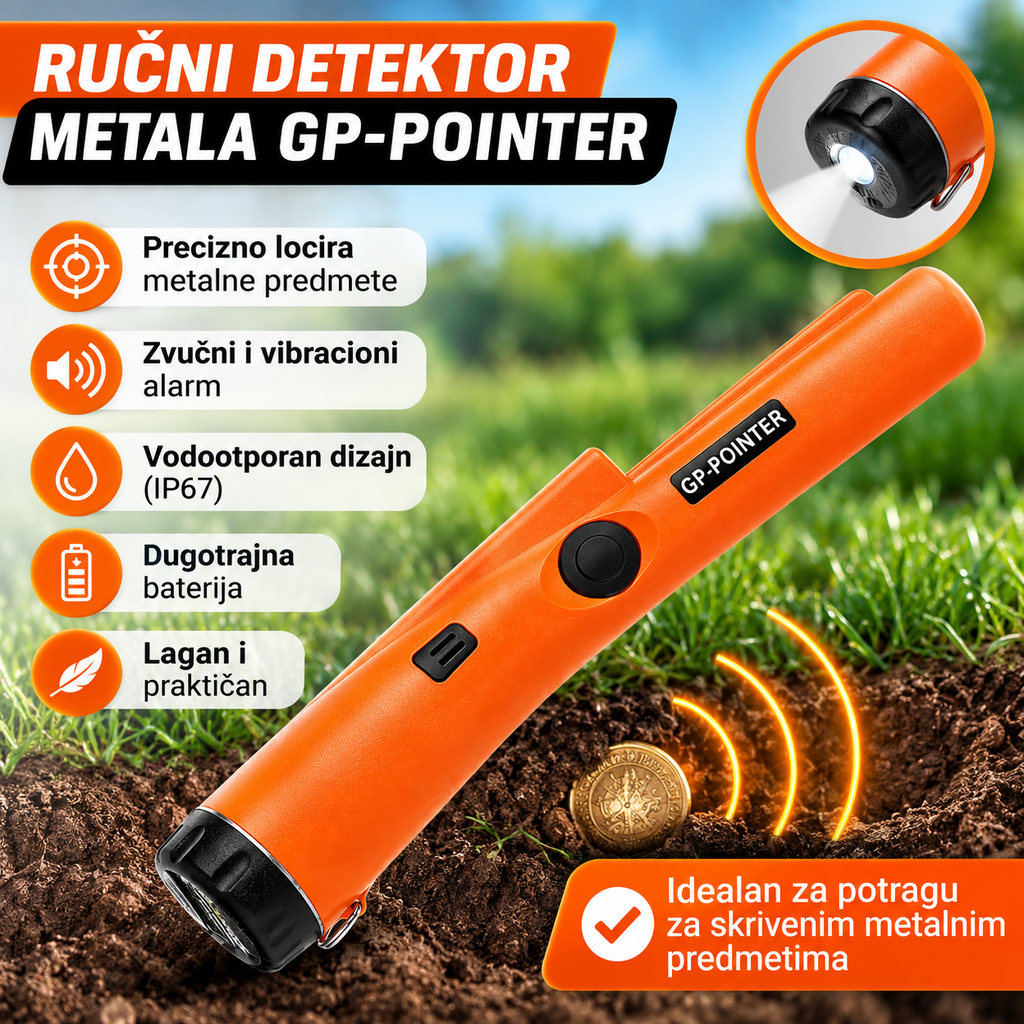 Ručni detektor metala GP Pointer