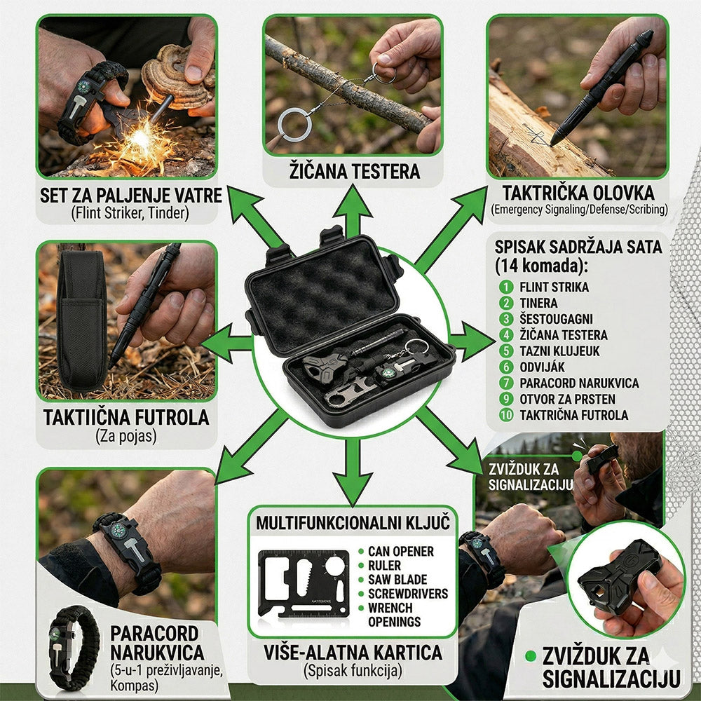 Survivor kit 10u1 – Spreman za svaku situaciju