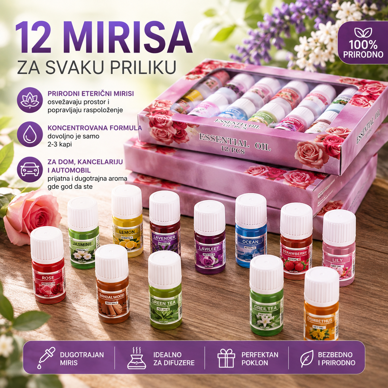 Solarni helikopter aroma difuzor za auto + eterična ulja gratis