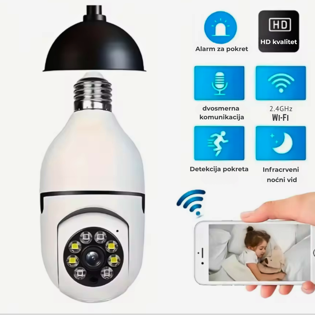 Smart kamera sijalica - čuvar vašeg doma