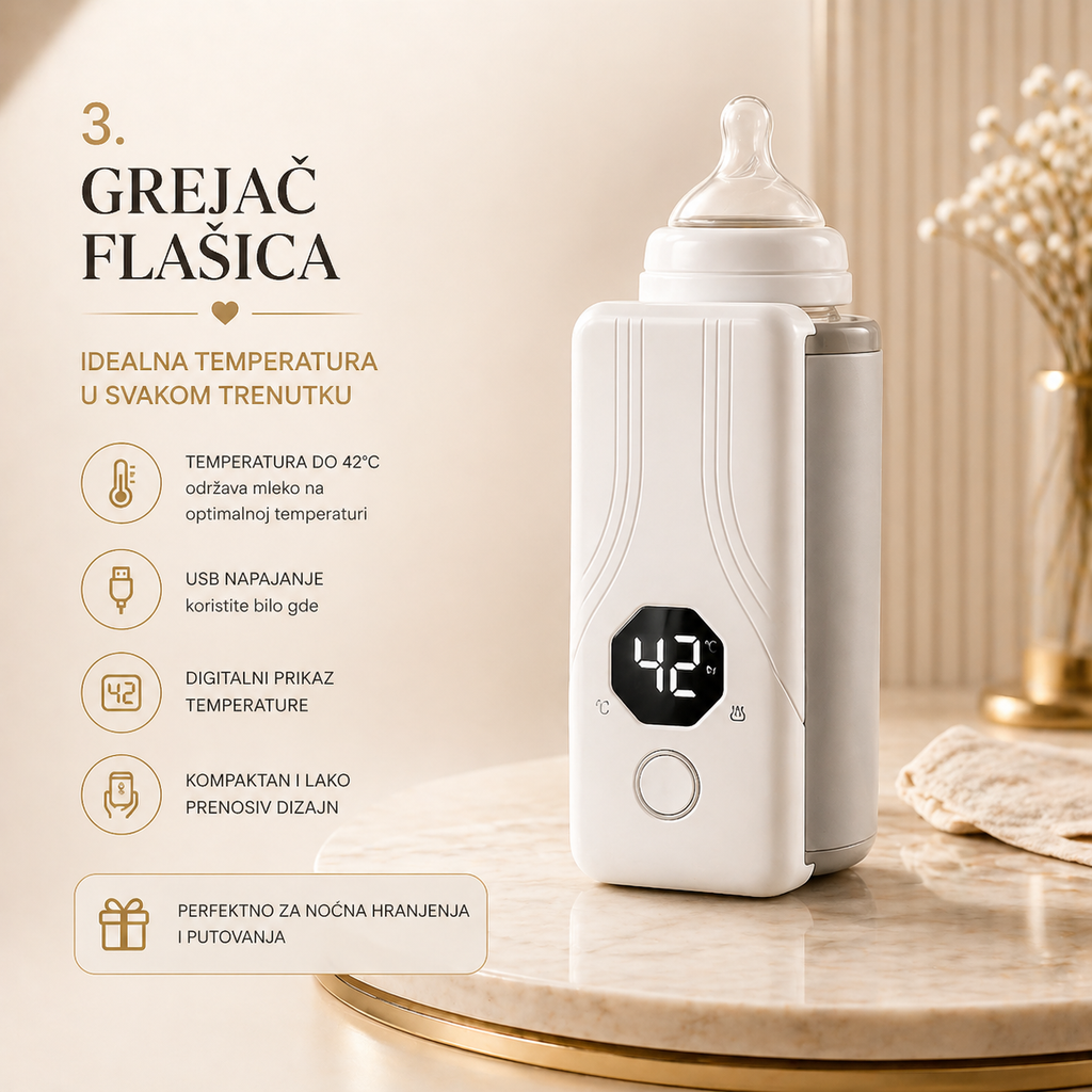 MAMA CARE SET 3u1 – Potpuna kontrola, sigurnost i briga za bebu