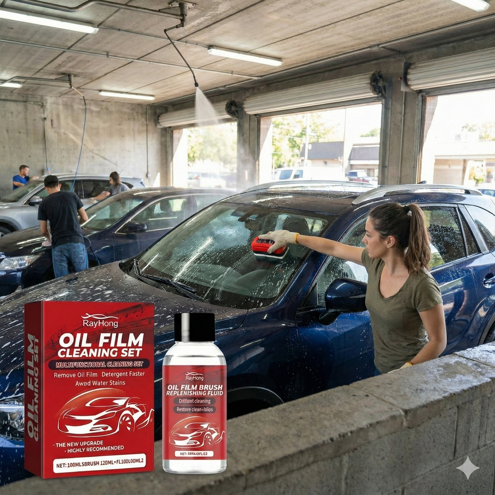 Set za čišćenje i zaštitu auto stakala – protiv masnog filma i magle