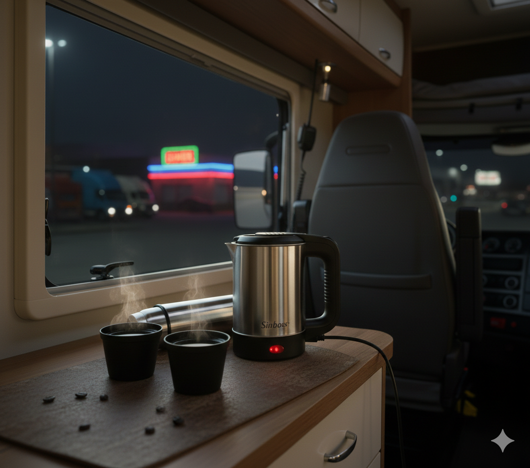 Električno kuvalo za auto i kamion 12v-24V – topli napitak gde god da si