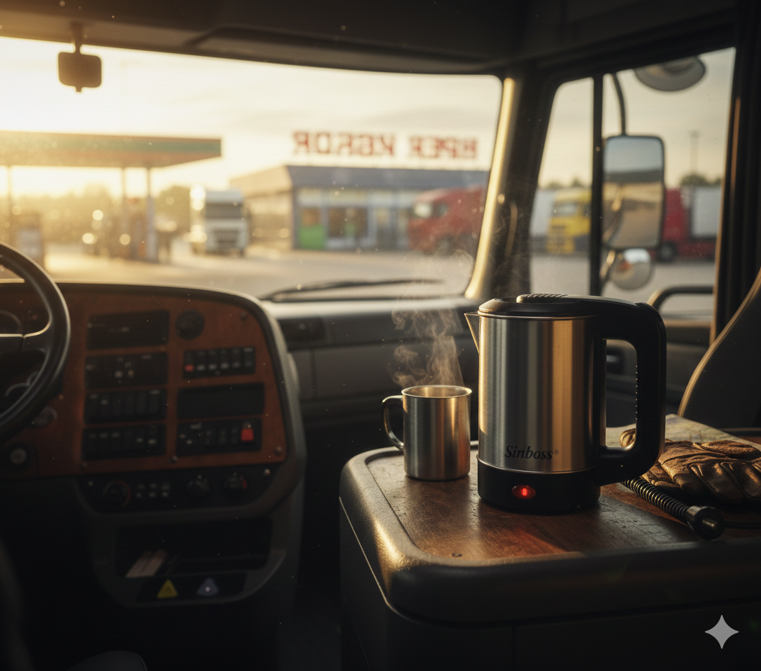 Električno kuvalo za auto i kamion 12v-24V – topli napitak gde god da si