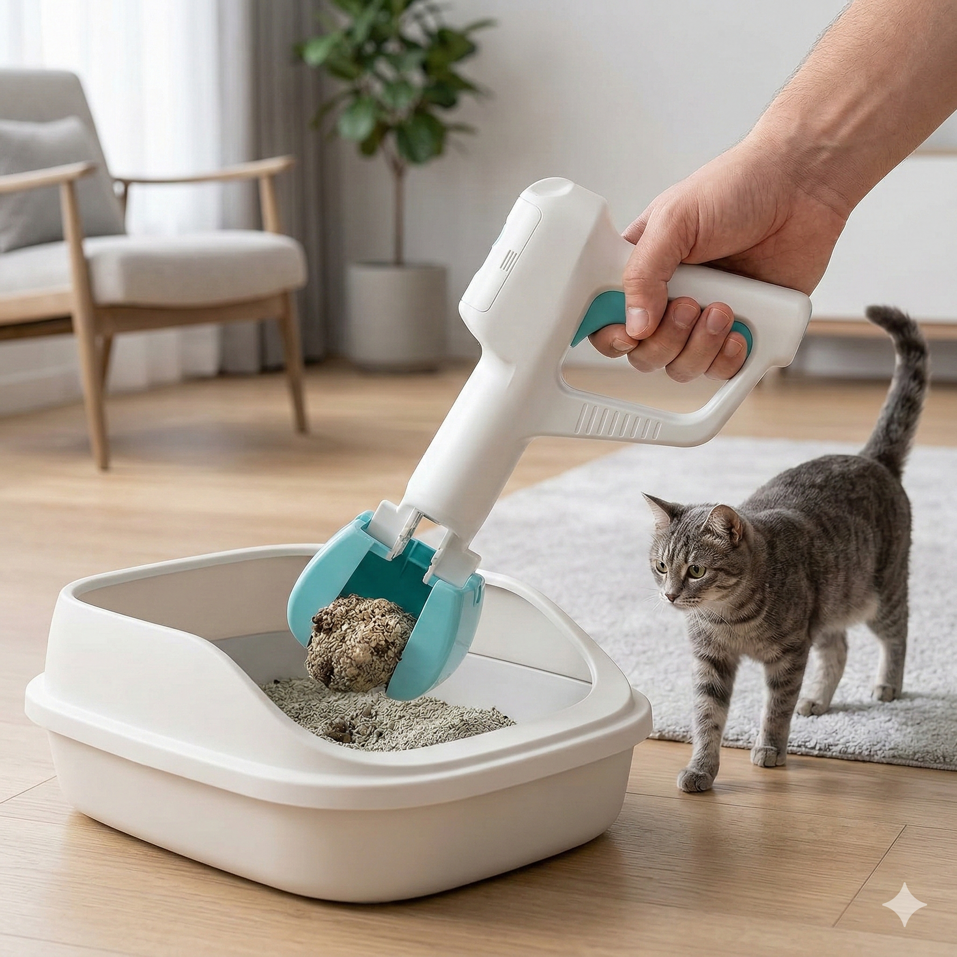Sakupljač izmeta za pse – lagani hvatač otpada sa ergonomskom ručkom (28cm)