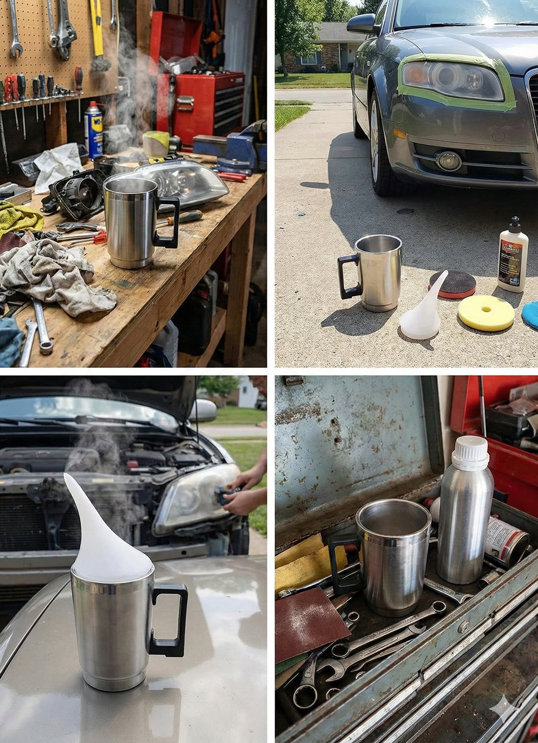 Komplet set za reparaciju i polimerizaciju farova – fabrički izgled bez lakiranja