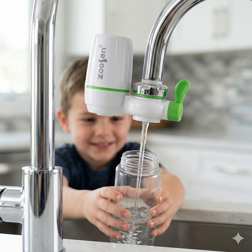 Filter vode sa aktivnim ugljem za slavinu – H2O (7 nivoa filtracije + zamenljive patrone)