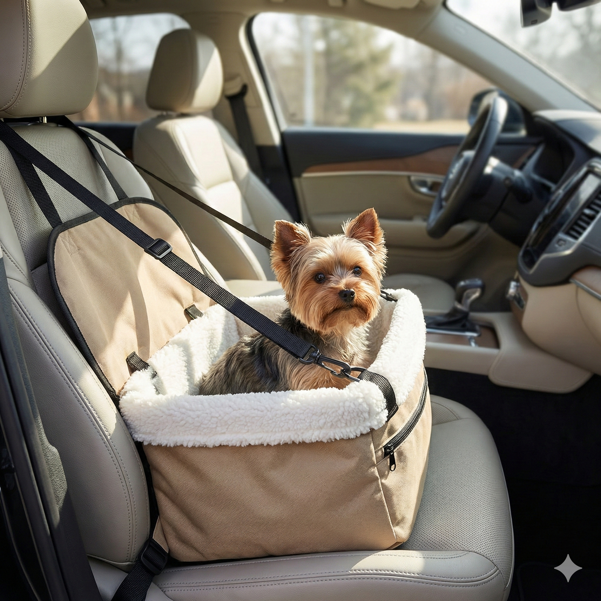 Auto sedište za pse i mačke – prenosivo i sklopivo