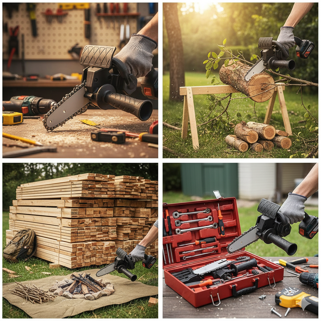 Adapter za električnu bušilicu – DrillChain™ mini motorna testera