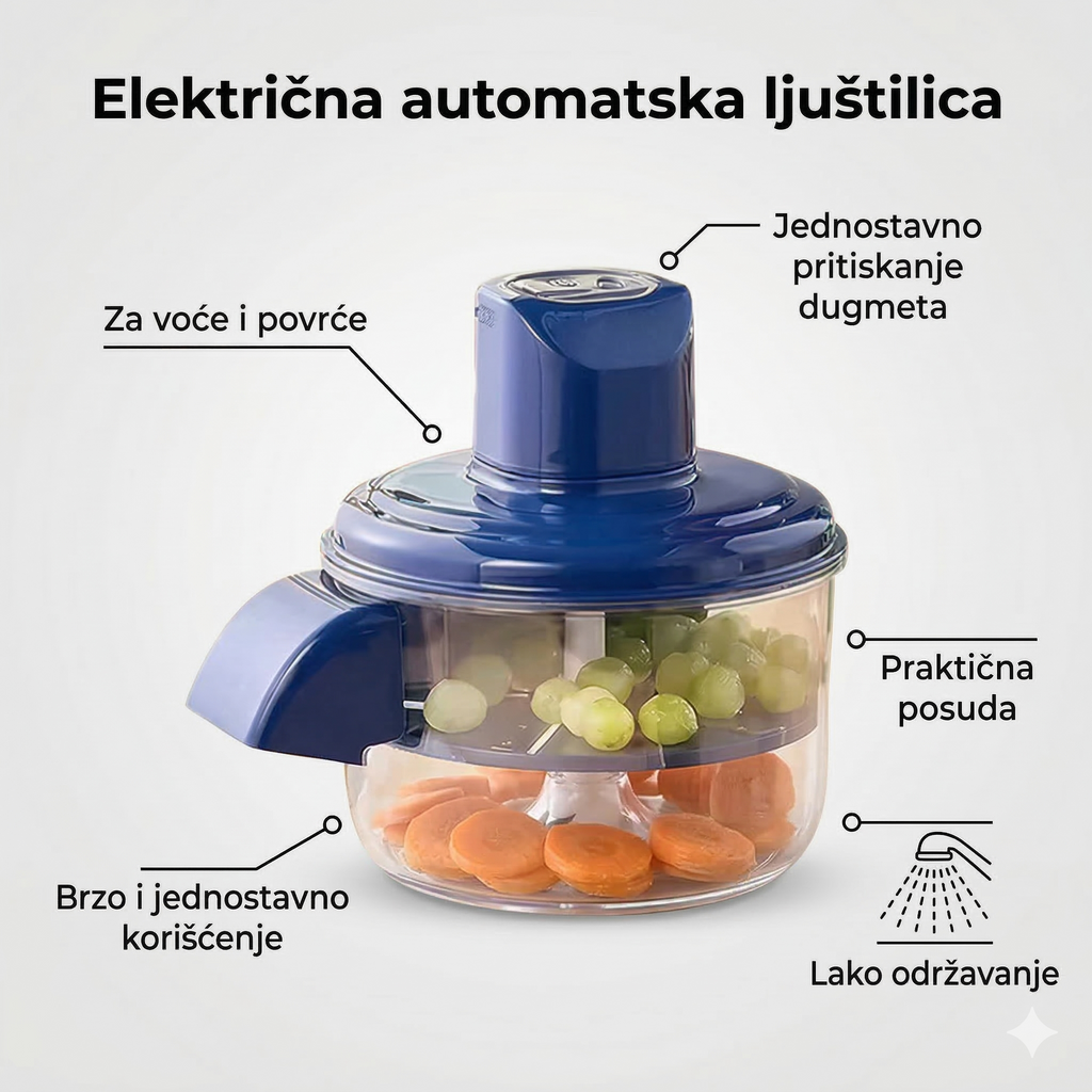 Automatska USB ljuštilica za brzo i čisto guljenje sitnih plodova
