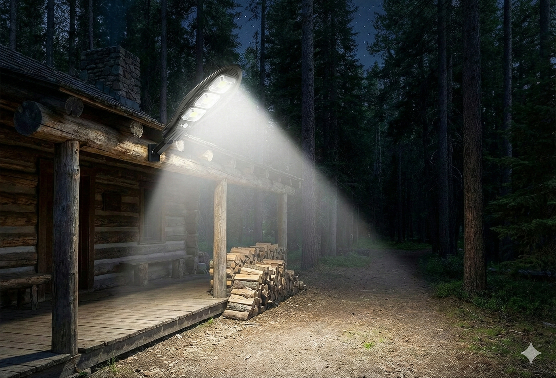 Veliki solarni LED reflektor sa daljinskim – snažno osvetljenje bez troška struje