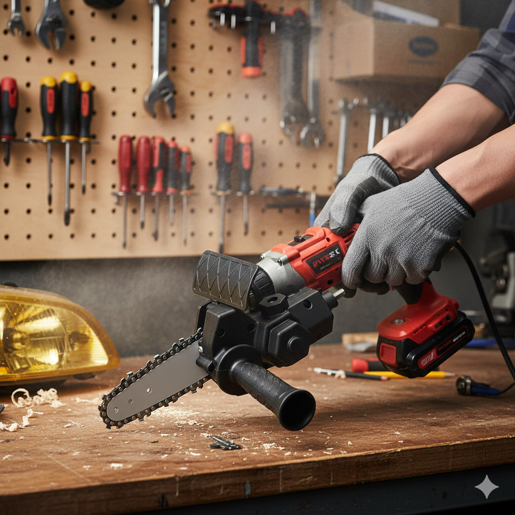 Adapter za električnu bušilicu – DrillChain™ mini motorna testera