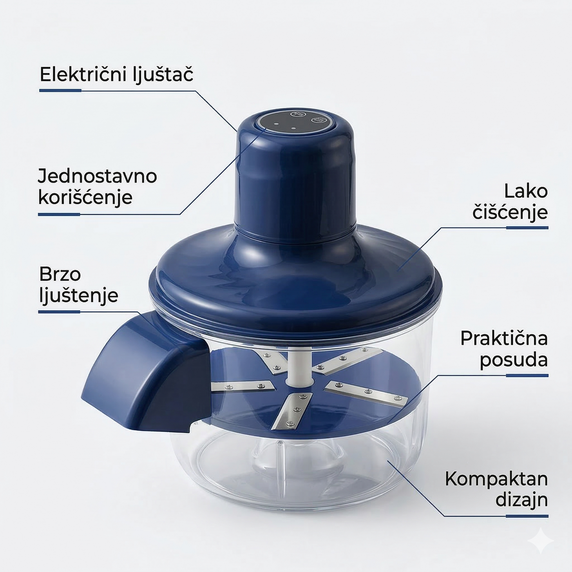Električna automatska ljuštilica za voće i povrće