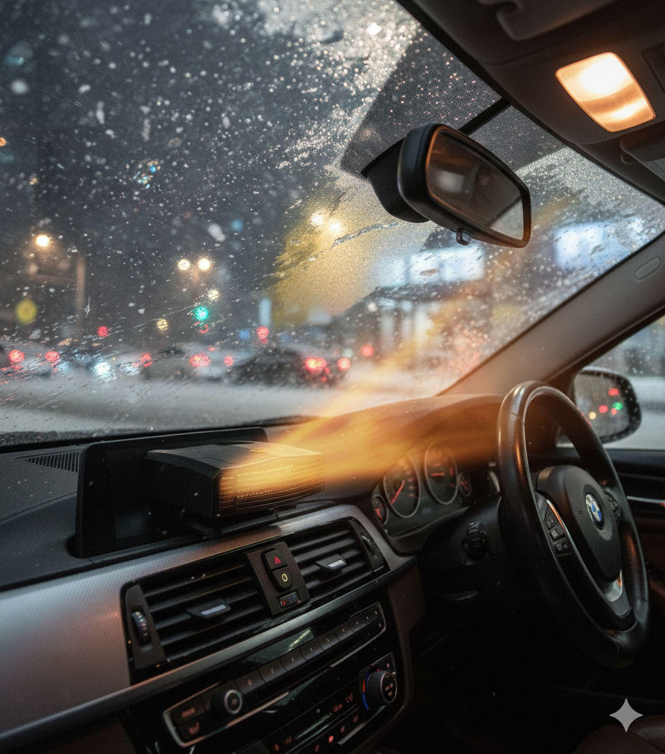 Grejalica za šoferšajbnu FL-001 – brzo odmagljivanje i odleđivanje (600W)