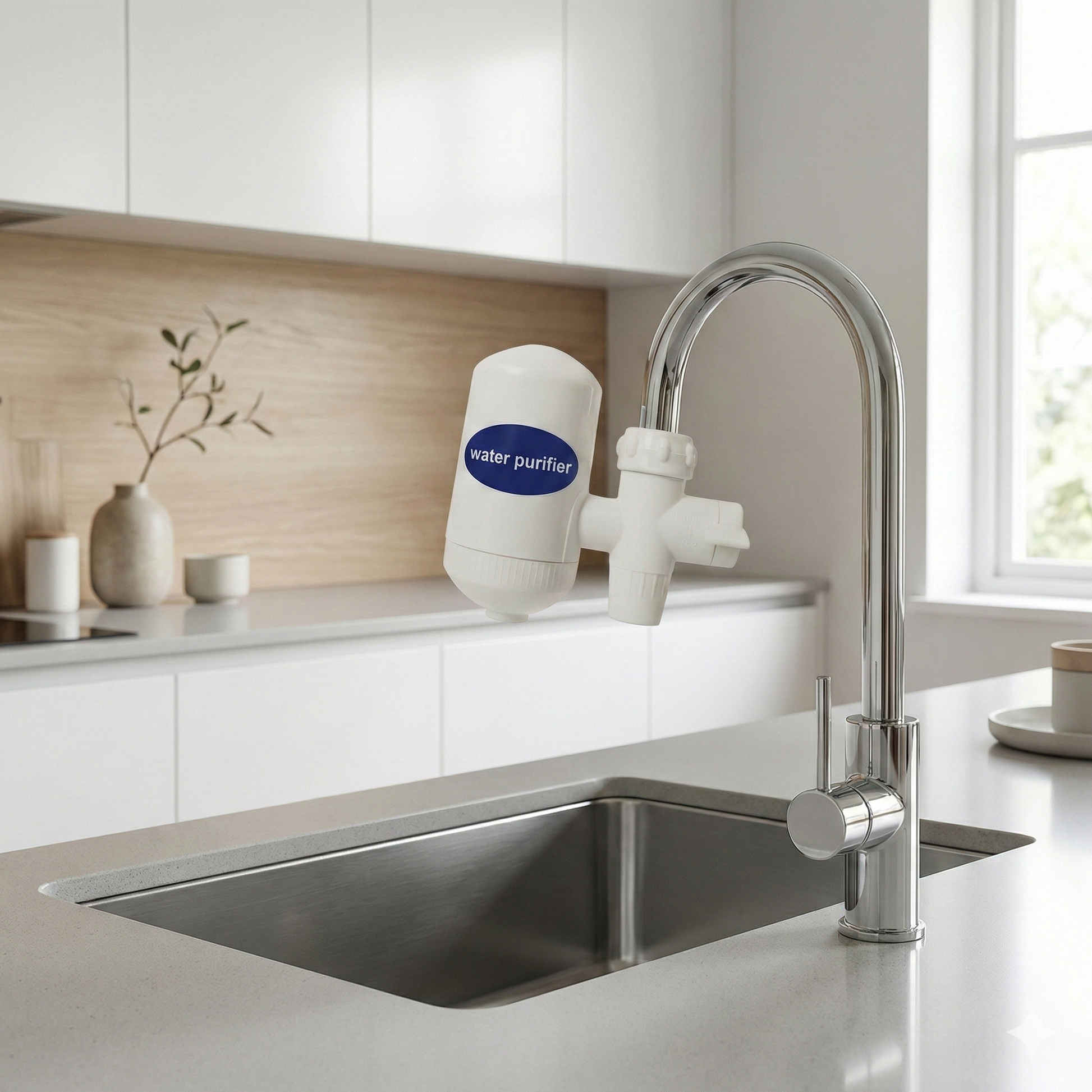 FILTER ZA VODU NA SLAVINI – Instant Water Purifier (Nano-KDF + keramički filter)