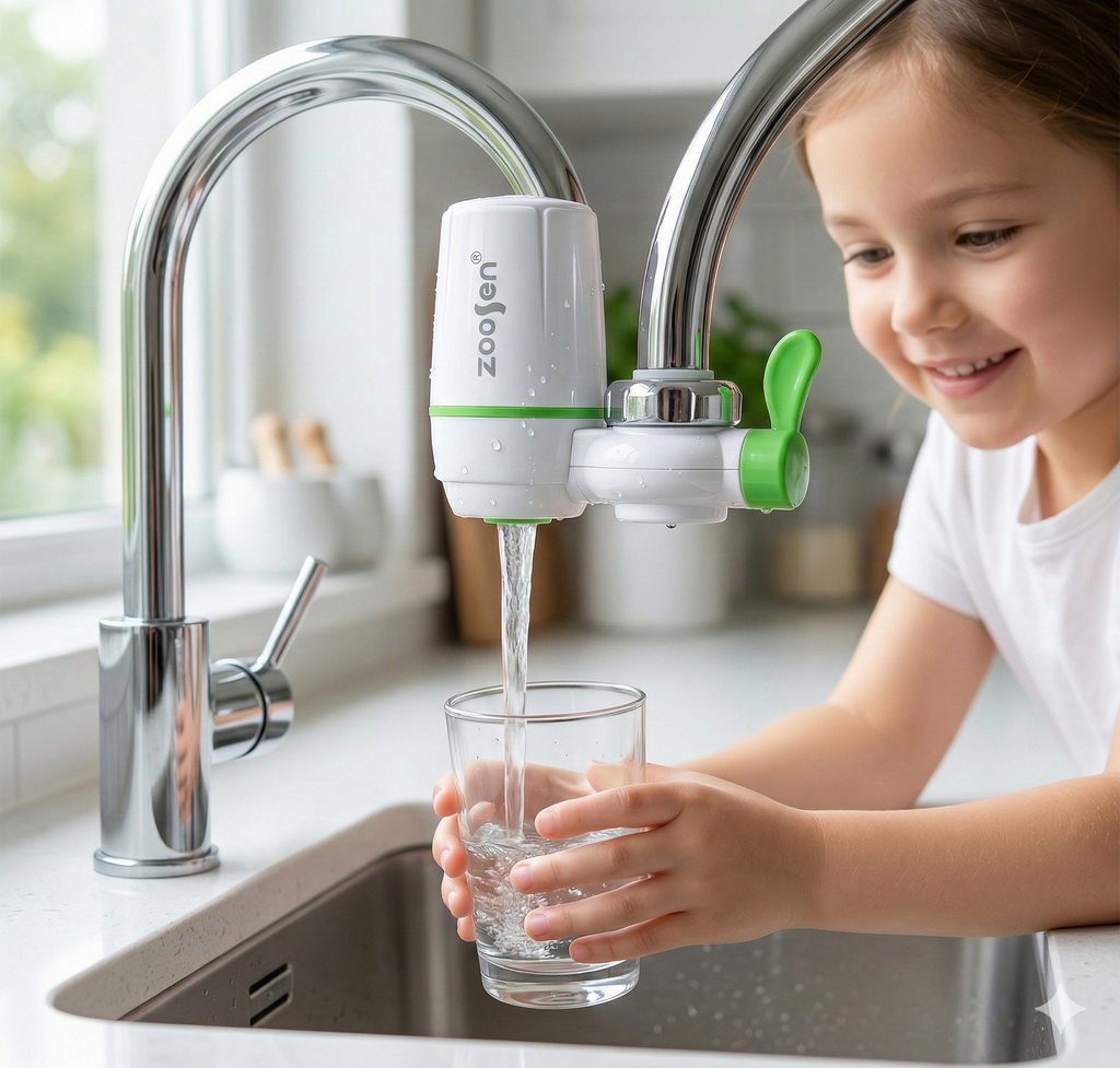 Filter vode sa aktivnim ugljem za slavinu – H2O (7 nivoa filtracije + zamenljive patrone)