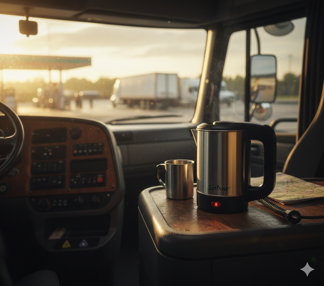 Električno kuvalo za auto i kamion 12v-24V – topli napitak gde god da si