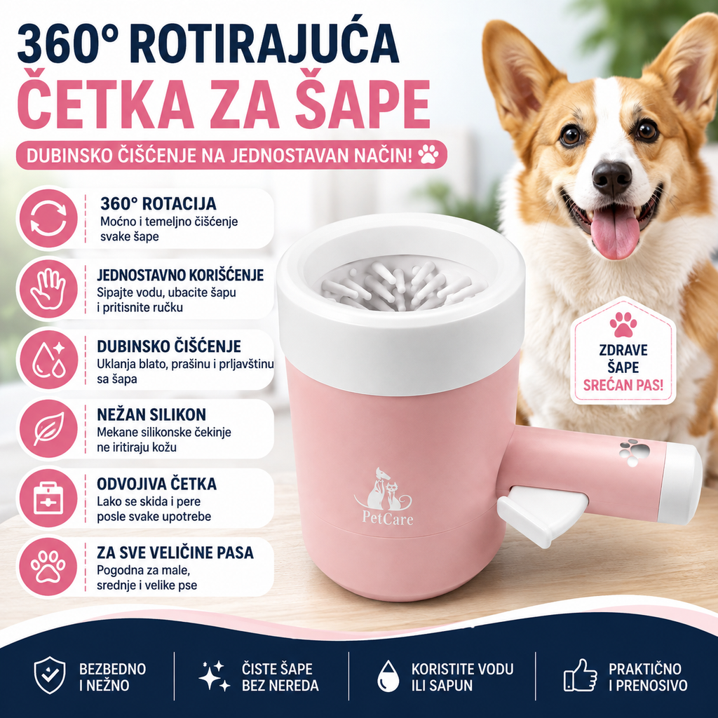 Silikonska četka za čišćenje lica