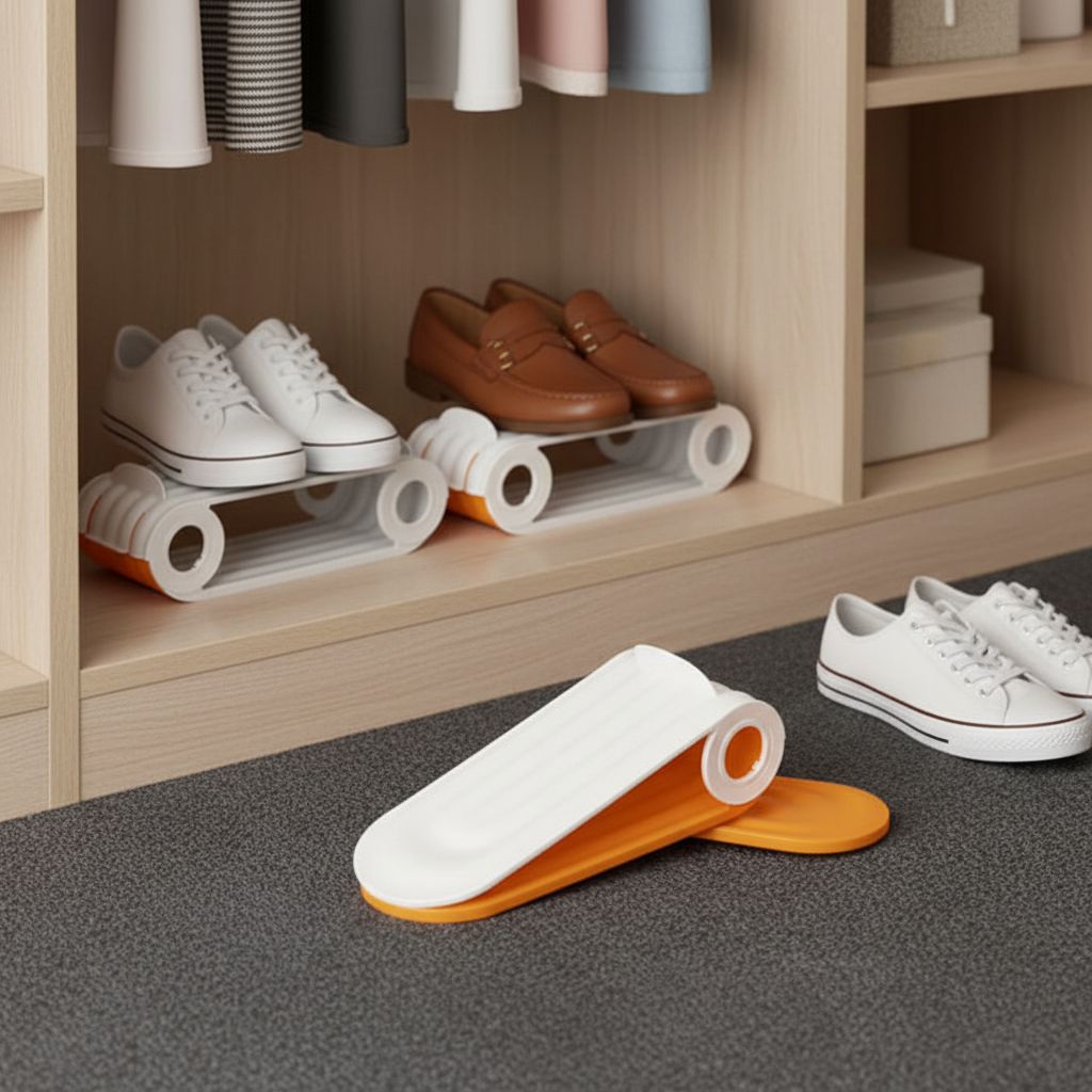 Organizator za obuću – duplo više prostora u tvom ormaru (SET 2 kom)