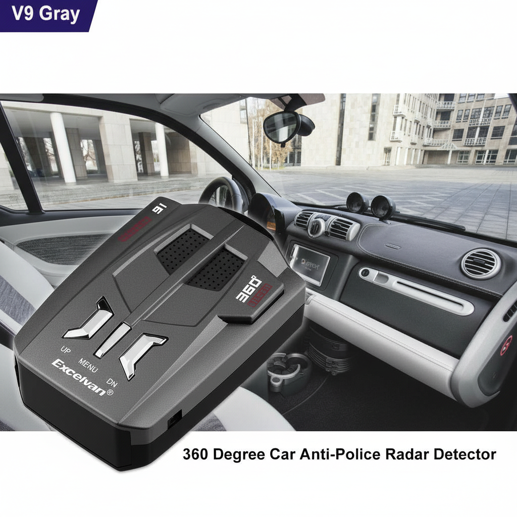 Radar detektor za auto V9 360° zaštita na svakom kilometru